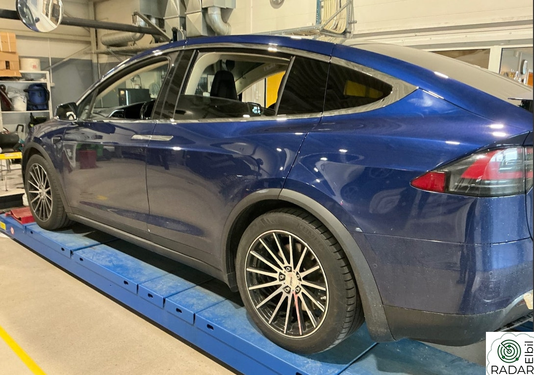 TESLA MOTORS Model X 75D 4WD EU-OK EAP H.FESTE STOR BATTERI  LAVT KM 1-EIER