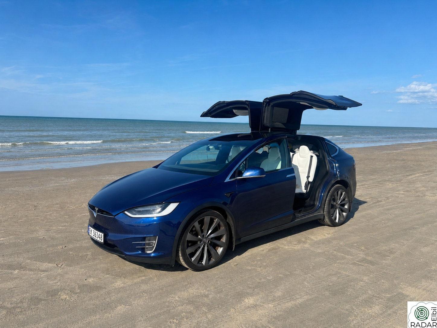 TESLA Model X 75D EAP CCS Premium, Service 100k+ NAF Test