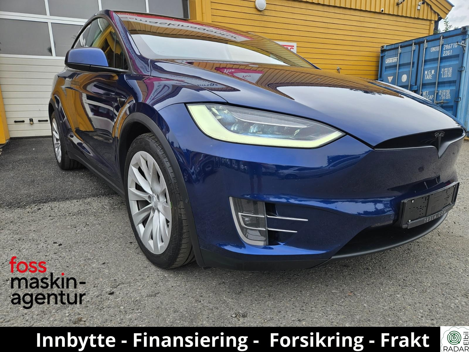 TESLA Model X 75D Krok+CCS+5-seter+AutoPilot+Skinn+LTE+Netflix+++
