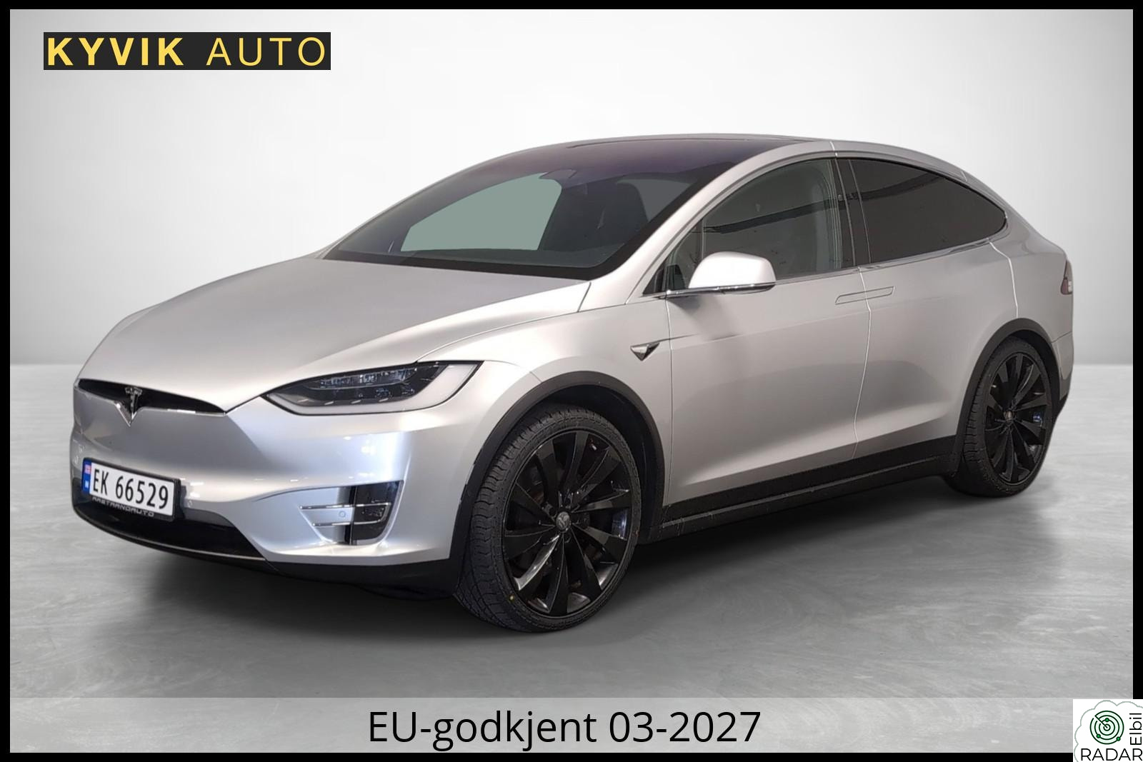 TESLA Model X Tesla Model X 100D 2017 - 525HK/AWD/SUV/Falkevinge