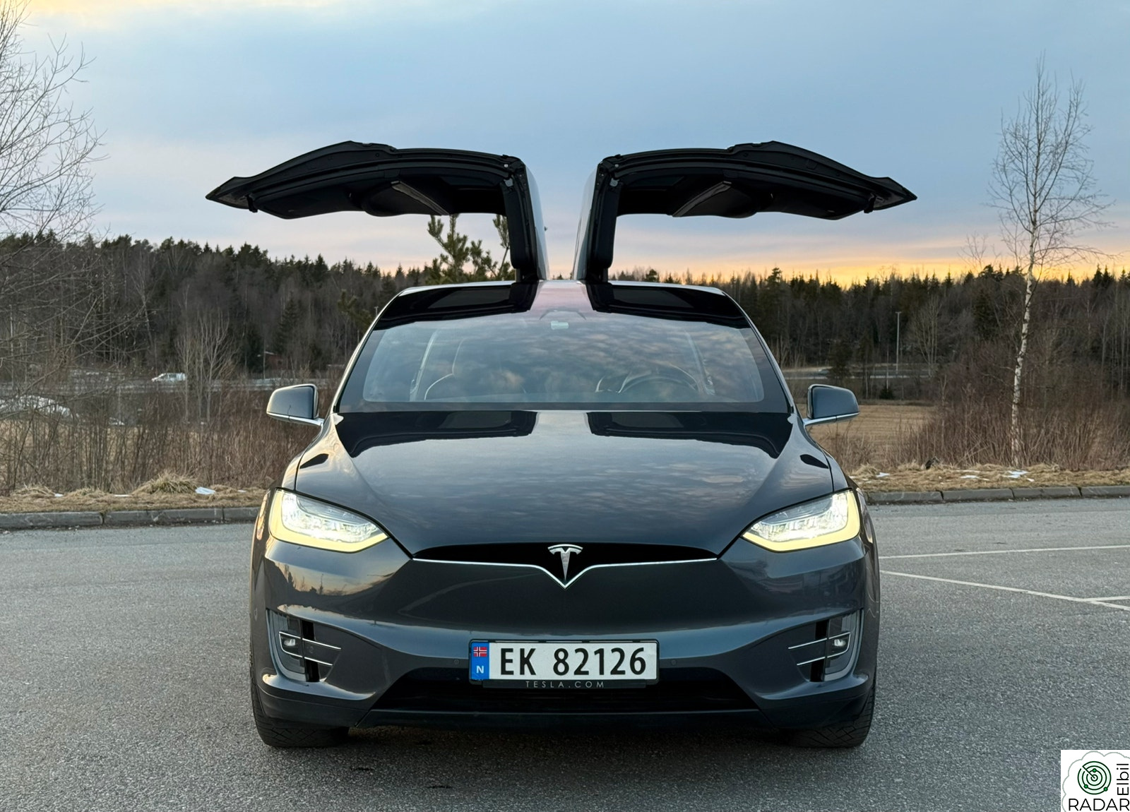 TESLA Model X NY PRIS-75D-7SETER-AP 3- HIFI LYD-PREMIUM-SPOTIFY-EU