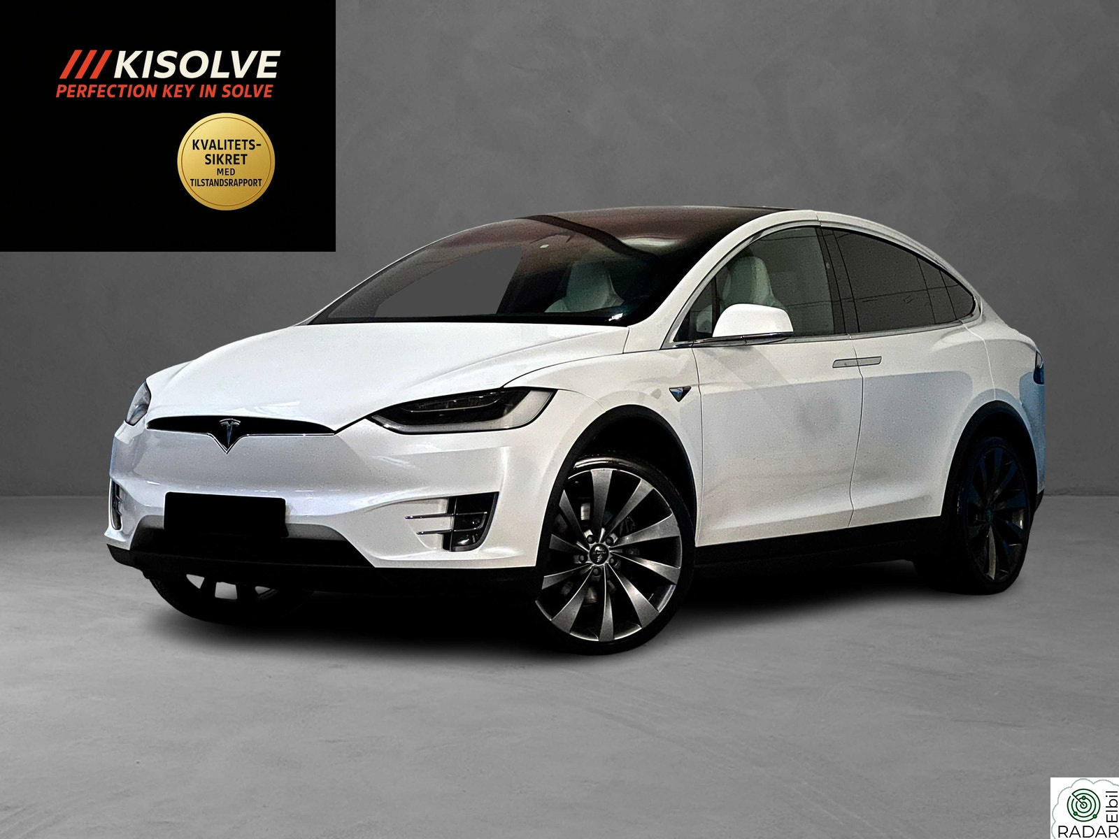 TESLA Model X 100D 4WD 5-s/565km rekkevidde/Hengerfeste / Garanti