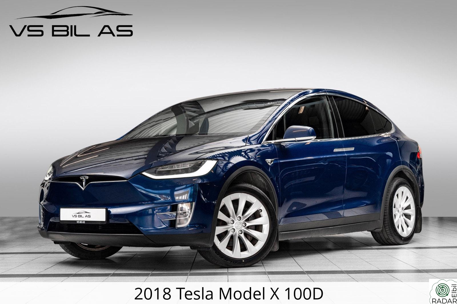 TESLA Model X 100D 7S/MCU-2/EAP2,5/CCS/Premium/Skinn/Luft/Vinterpakke