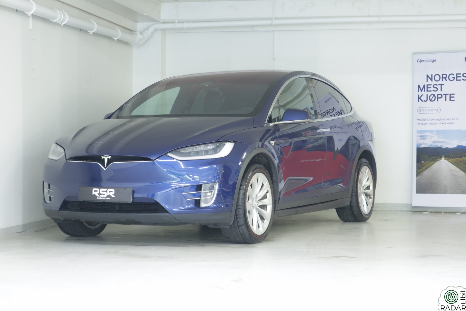 TESLA Model X 100D AWD-5seter-hengerfeste-bra stand!-12mnd garanti!