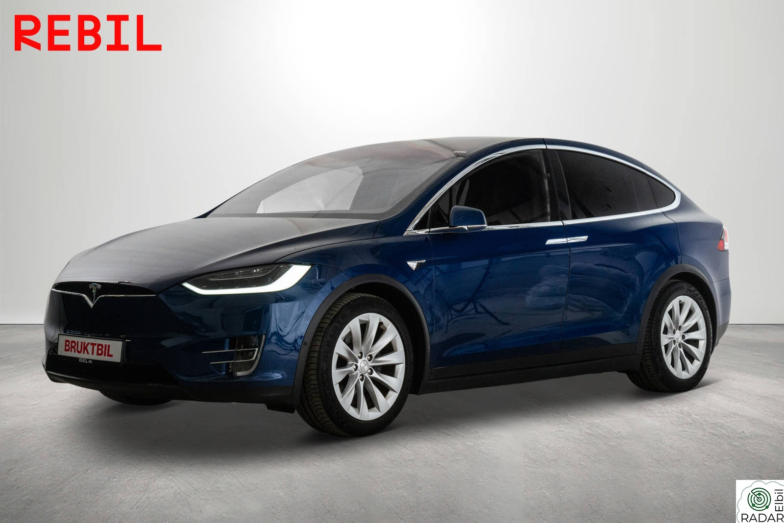 TESLA Model X 417km(75kWh)/75D/6-seter/MCU2/CCS/Hengerfeste/Autopilot