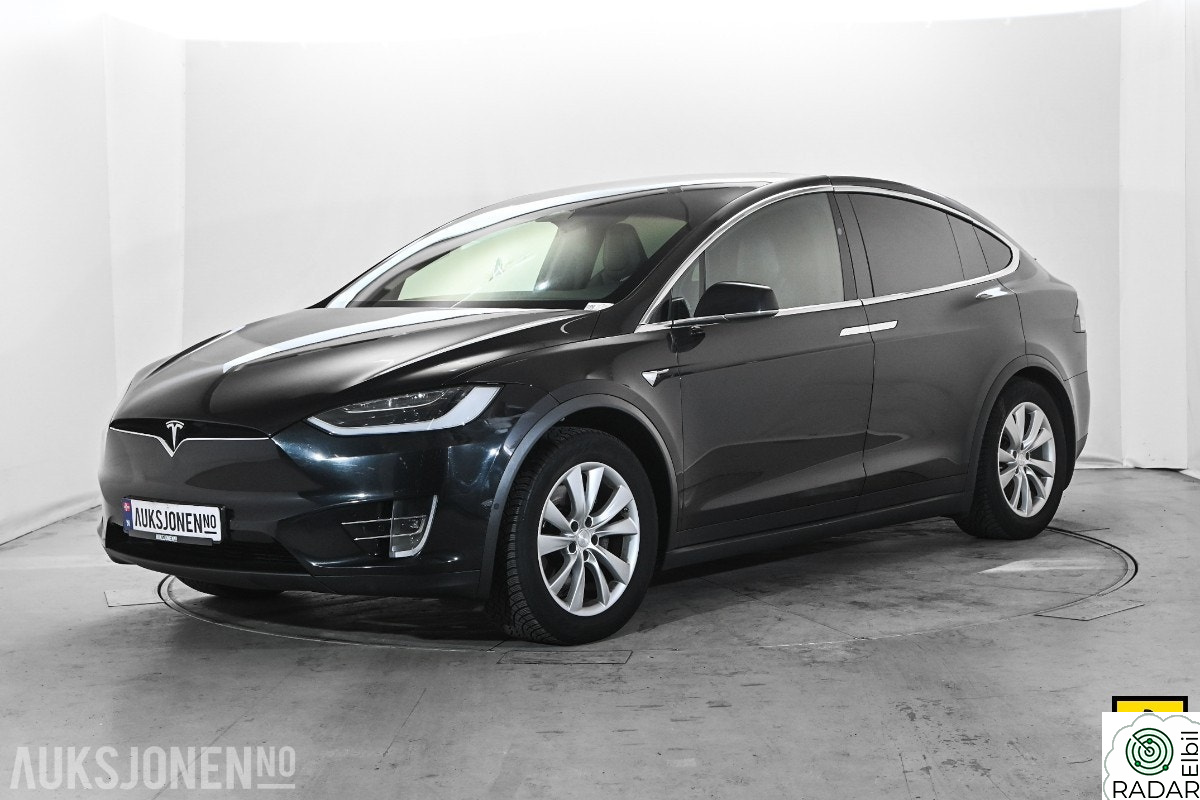 TESLA Model X 100D 7-SETER HENGERFESTE VINTERPAKKE PREMIUM LYD & INTE