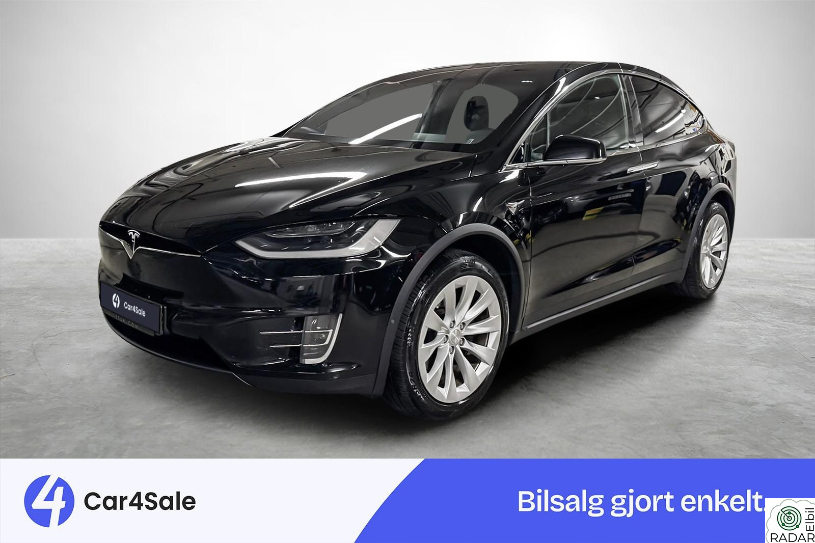 TESLA Model X 75D 417km / Garanti / Krok / HIFI / Vinter / AP / MCU2+