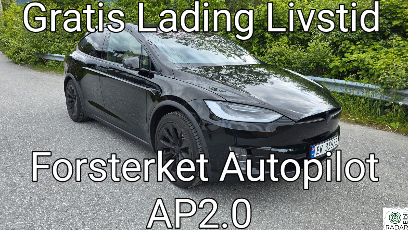 TESLA MOTORS Model X 75D 4WD/GRATIS LADING LIVSTID/AP2.0