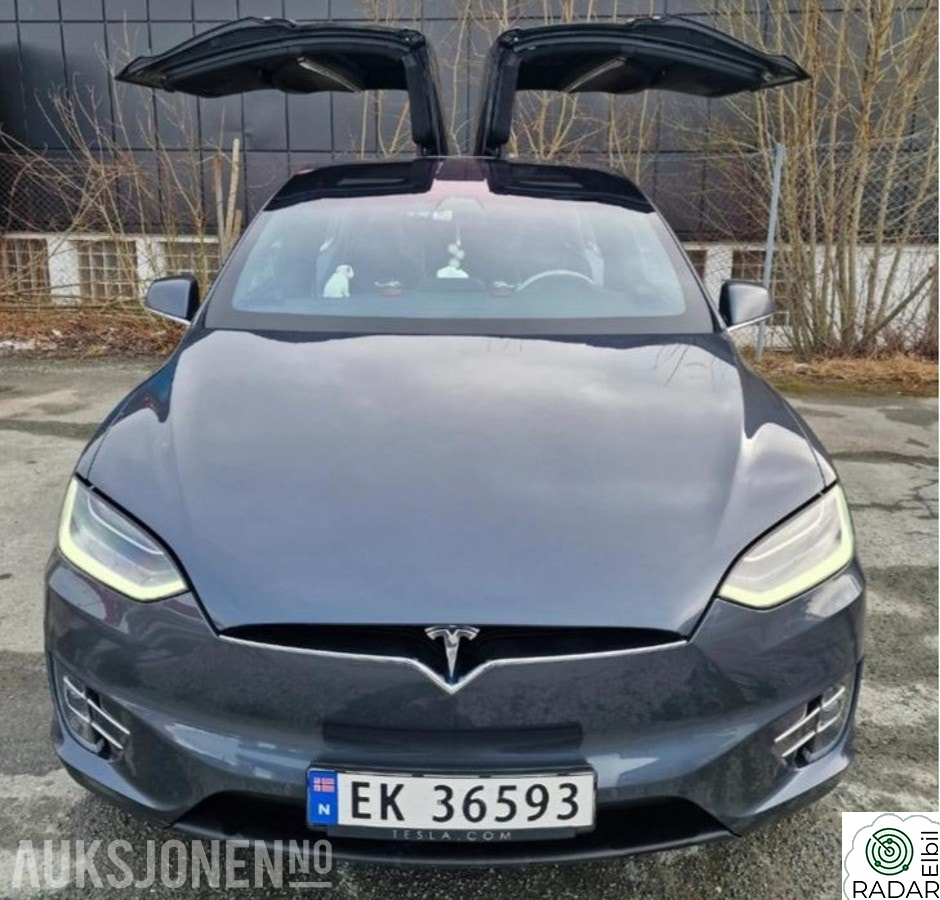 TESLA MOTORS Model X 6 SETER GRATIS SUPERLADING VINTERPAKKE LUFT CCS MCU2