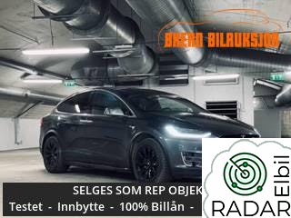 TESLA Model X 75D Premium 524hk -Skinn-4WD-Pano-EU-28.02.2027