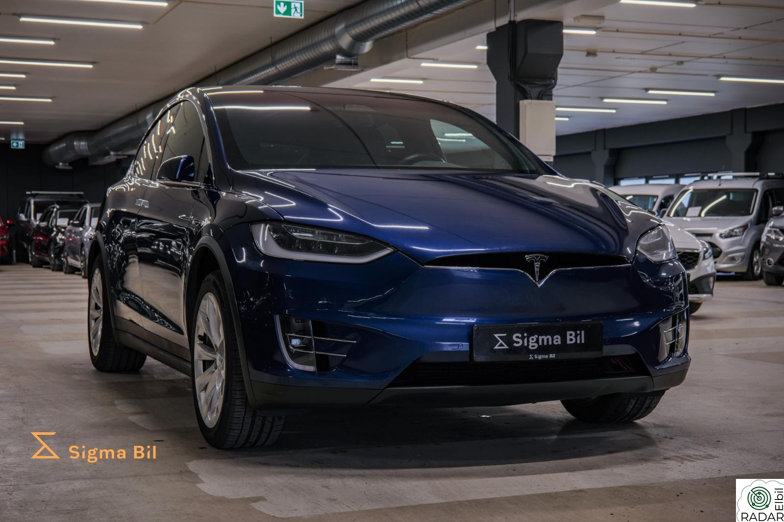 TESLA Model X 100D 565WLTP 525HK 4WD 7-seter CCS Krok R.Kam EU11/27+