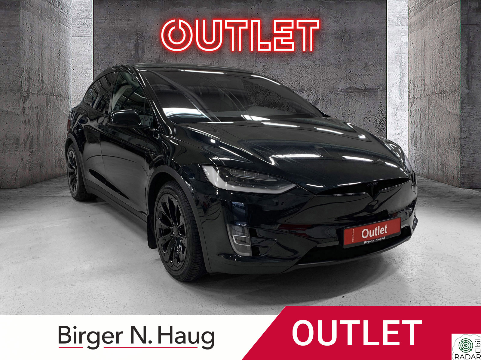 TESLA Model X 75D 4WD 5-s OUTLET | SJEKK DENNE!