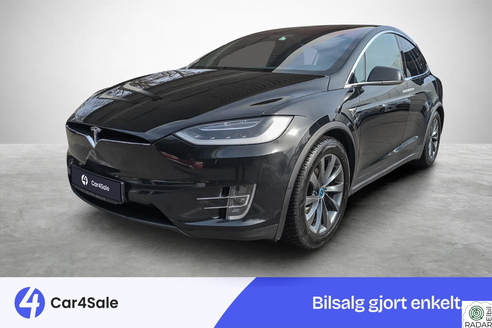TESLA Model X 75D / 5-seter / Ny EU / Pano / Krok / Luftfjæring / S+V