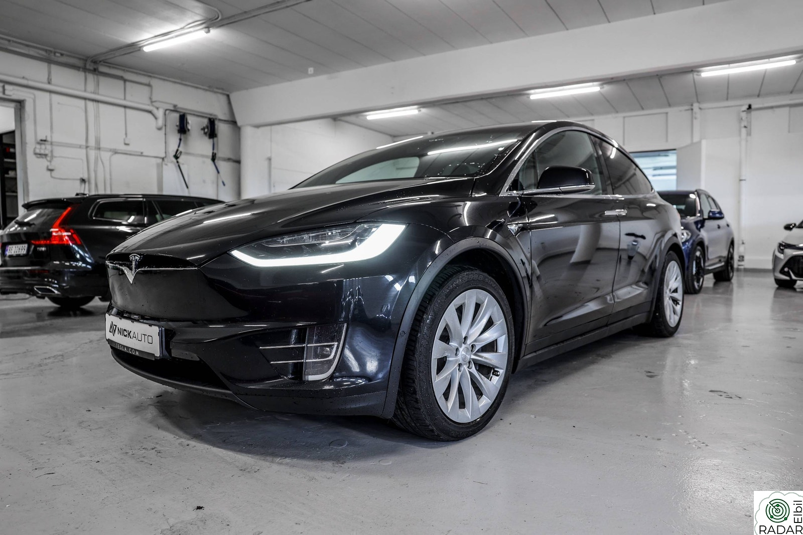 TESLA Model X 75D / 525HK / 6-SETER / FALCON WING-DØRER NAVI INNBYTT