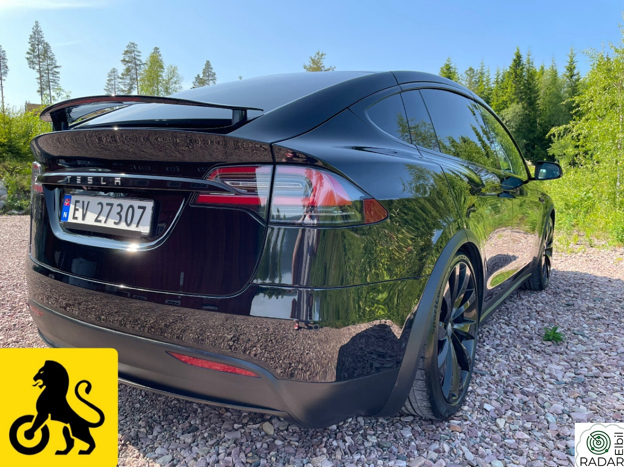TESLA Model X 100D, NAF-test, 5 seter, EAP, keramisk coating, strøken