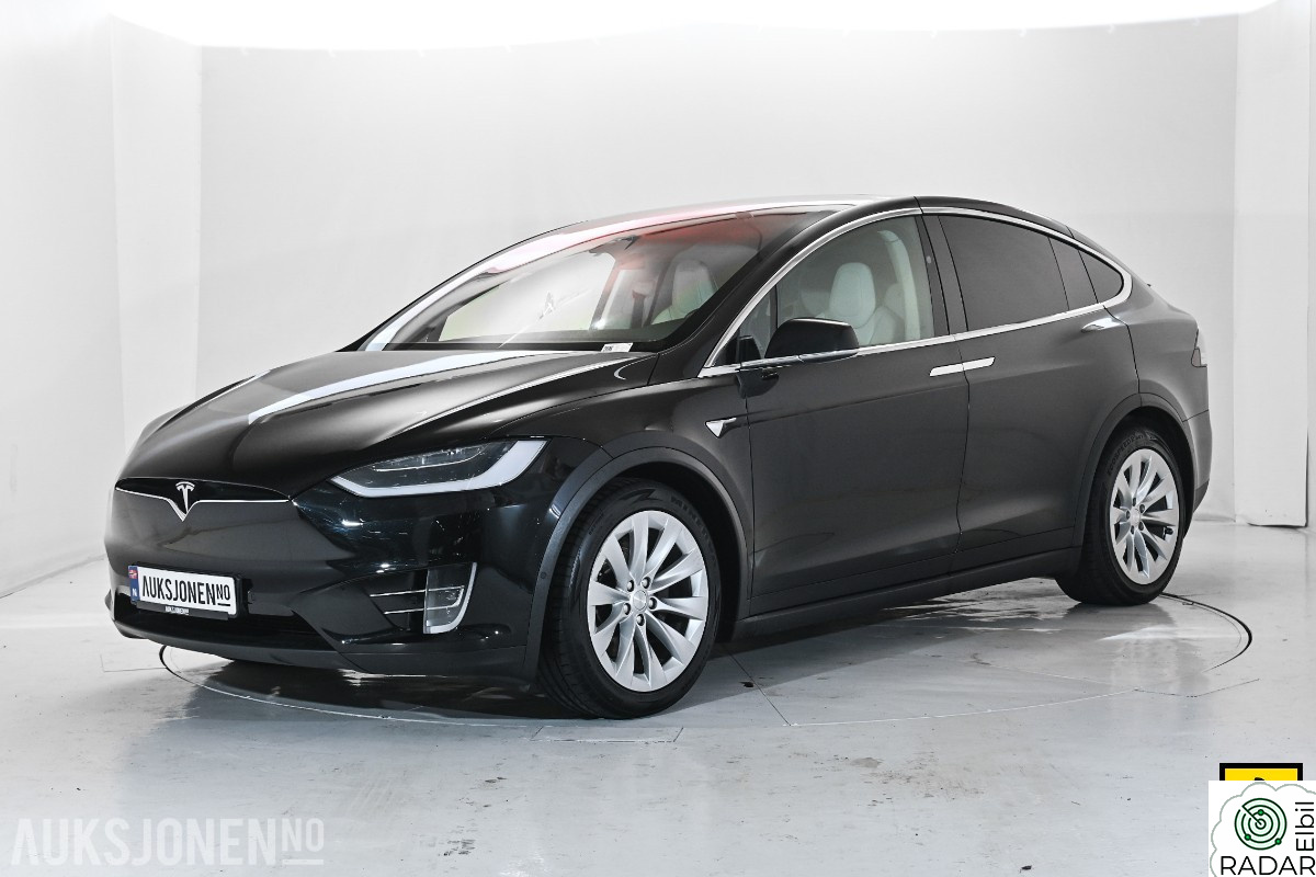 TESLA Model X 75D HENGERFESTE VINTERPAKKE PREMIUM LYD & INTERIØR