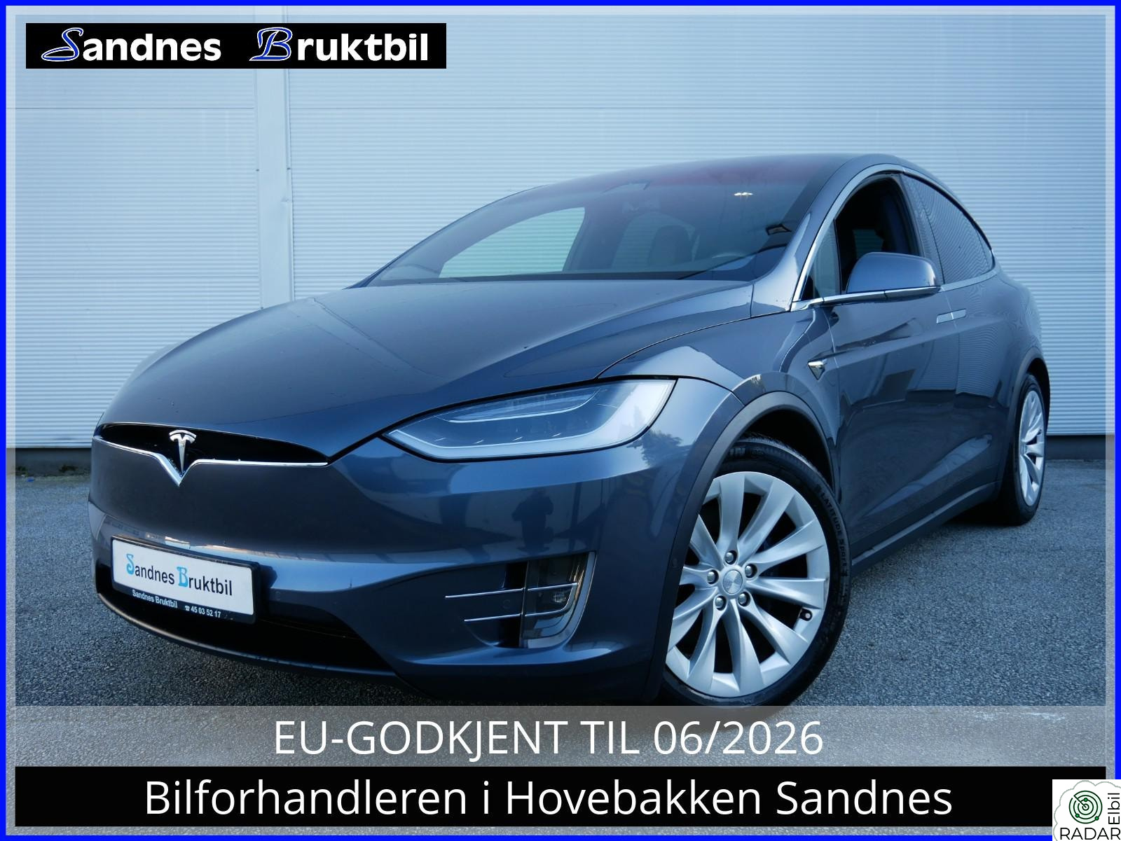 TESLA Model X 75D 7-SETER CCS,MCU2,KROK,KAMERA,SKINN,AUTOPILOT,LUFT