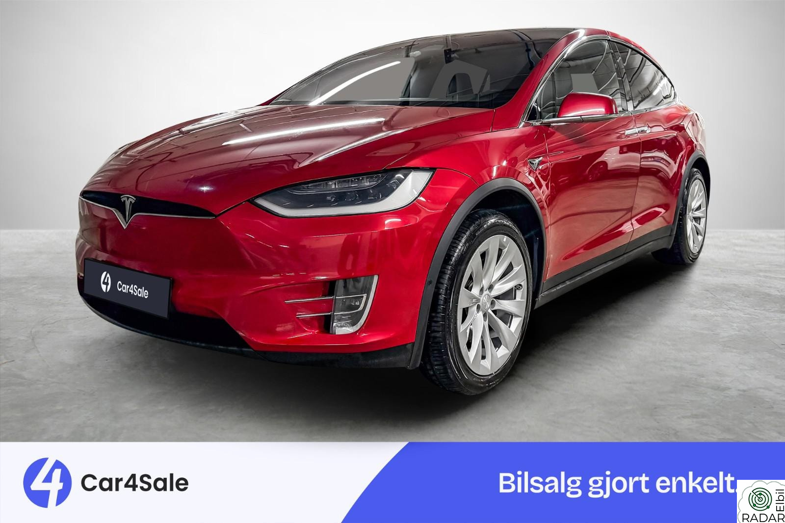 TESLA Model X 75D / 417km / Oppgradert AP / Krok / Luftfjæring ++