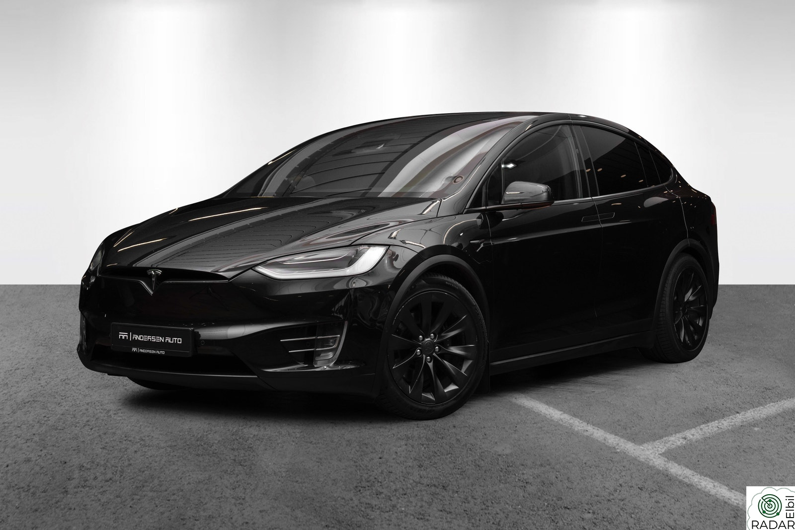 TESLA Model X 75D 7-s - Black Edition - 1 eier - MCU2 - EAP - Skinn++