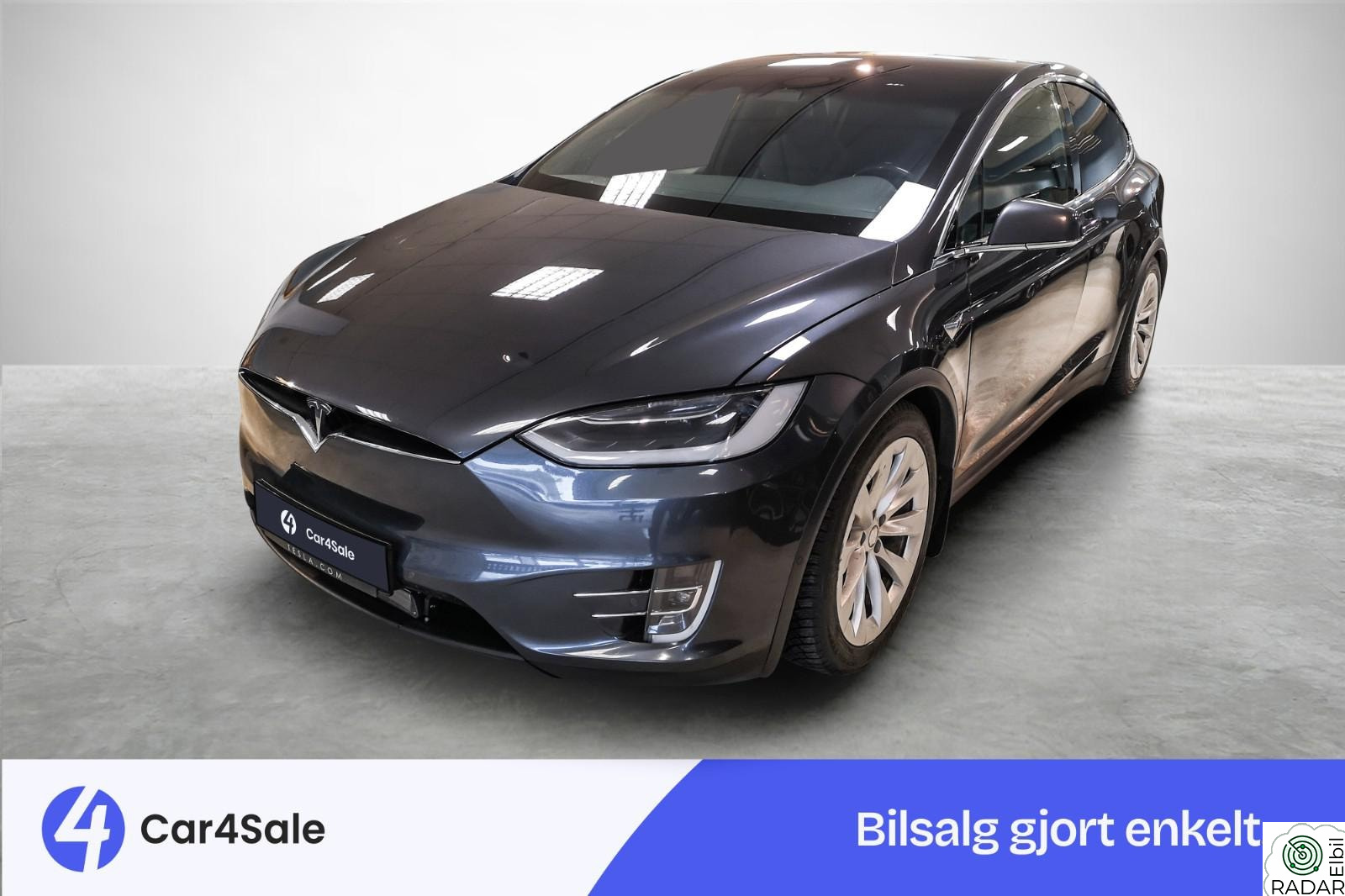 TESLA Model X 75D/ MCU2/ Vinter/ Premium/ CCS/ HiFi/ Krok/ Påkostet++