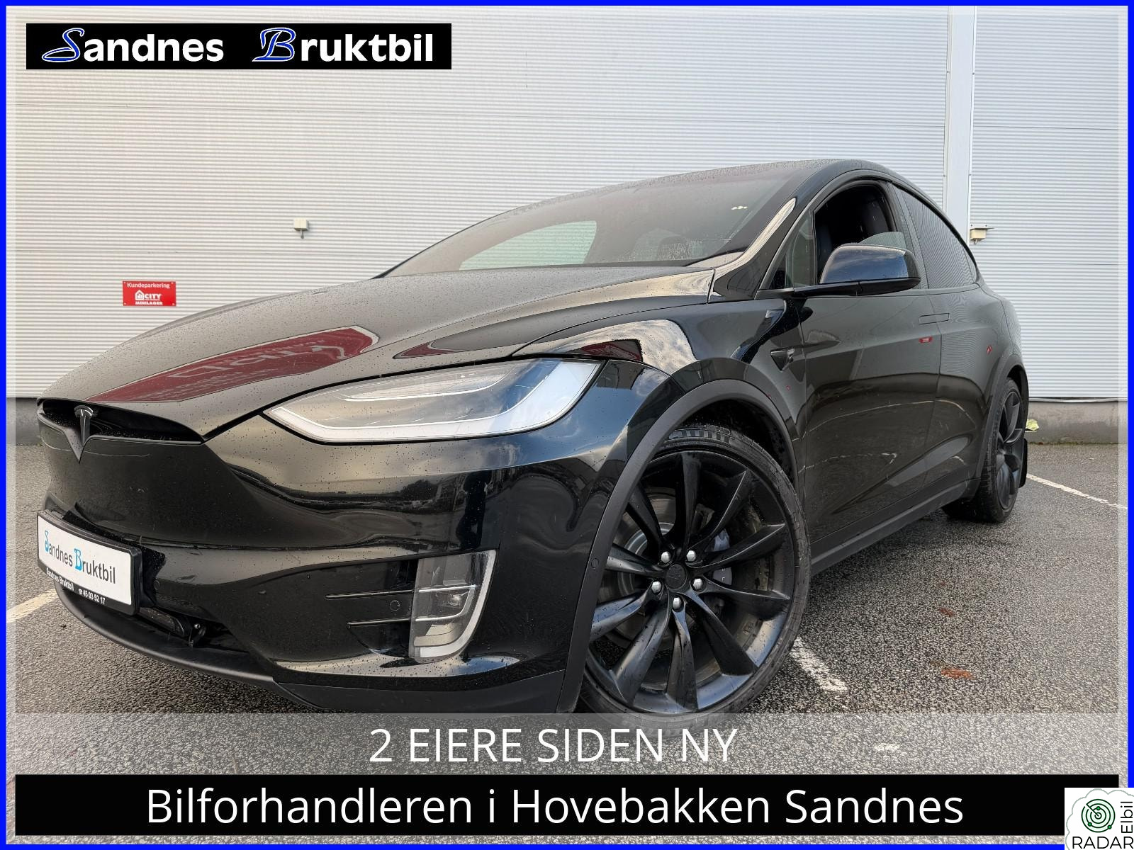 TESLA Model X 75D 6-SETER,DELSKINN,KROK,ACC,CCS,VINTERPAKKE,MCU2