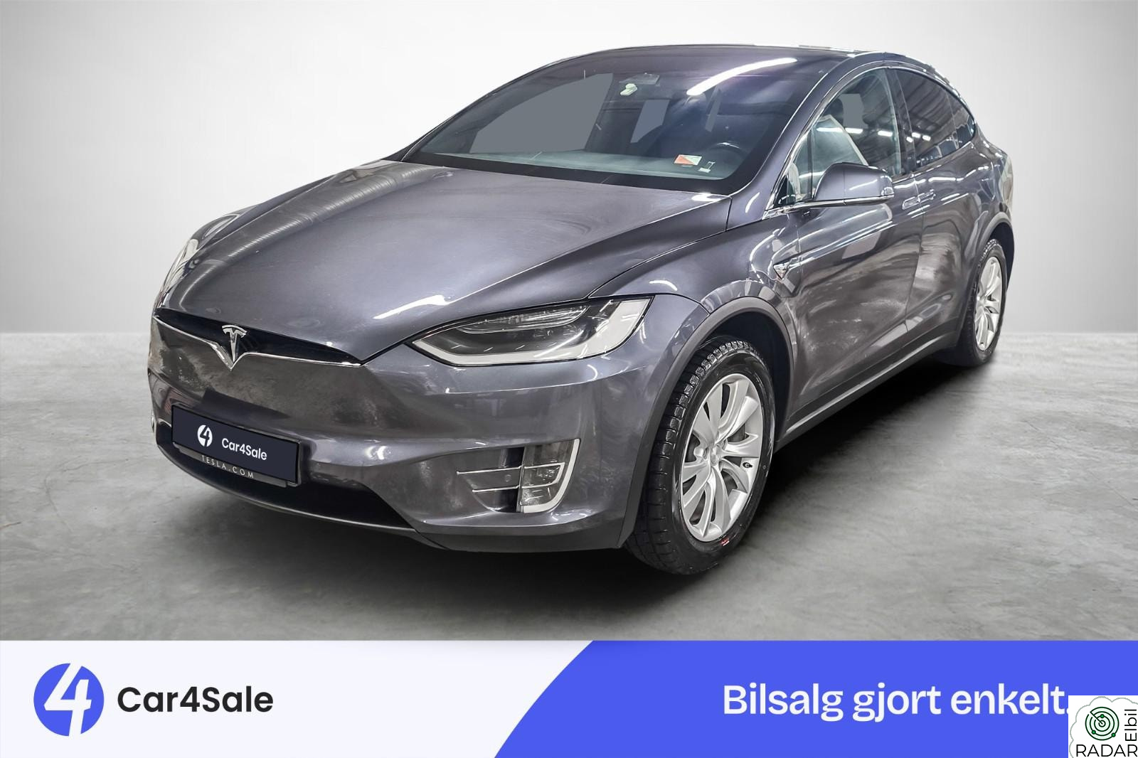 TESLA Model X 100D 6-s 485km / Krok / 1-Eier/ MCU2/ FSD/ HIFI/ Vinter