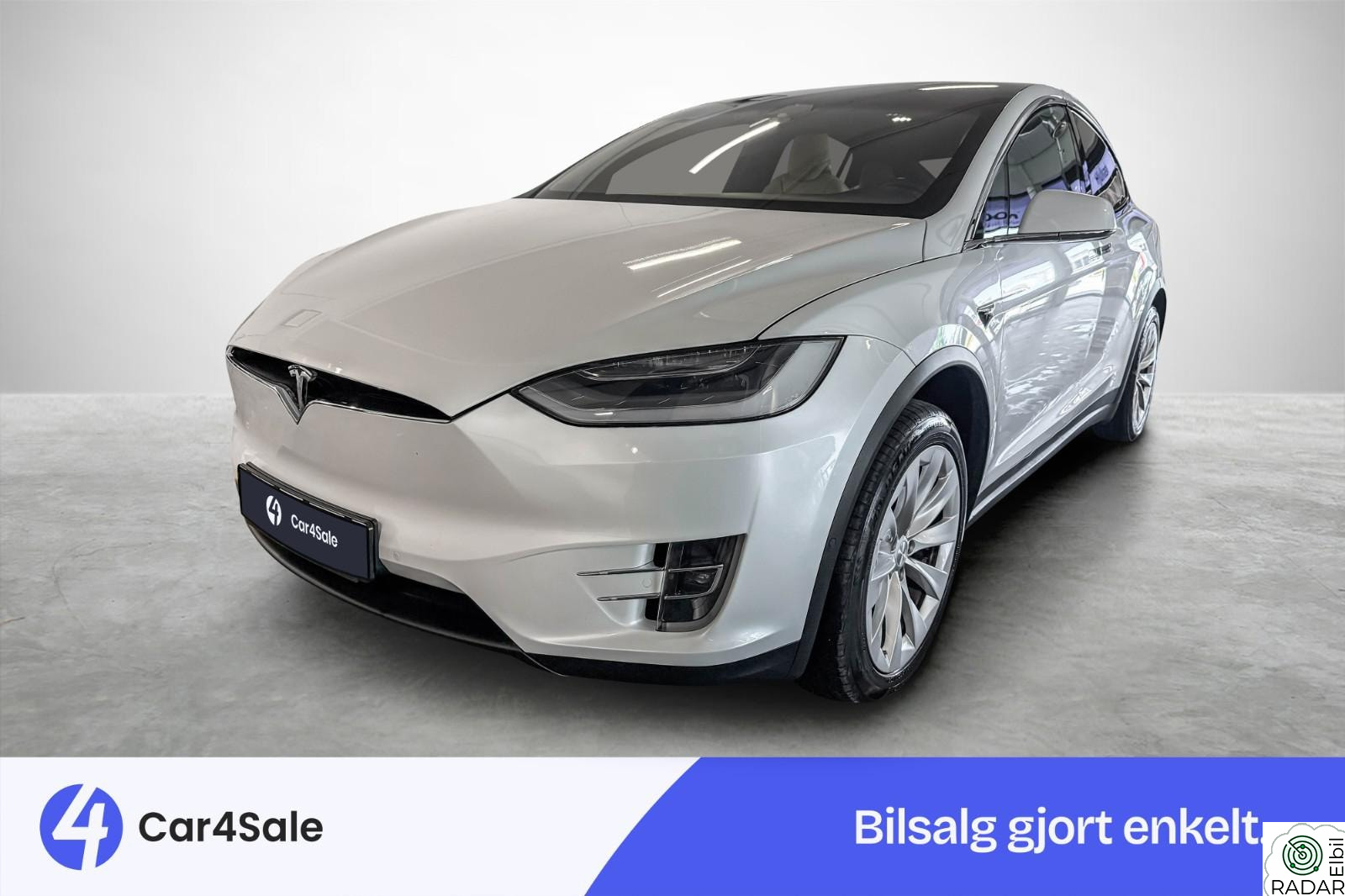 TESLA Model X Standard Range Raven 7s/ 1 Eier/ Lav KM/ Autopilot/ S+V