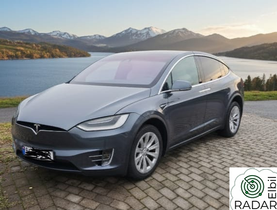 TESLA Model X Long Range plus-7 seter med oppgradert interiør