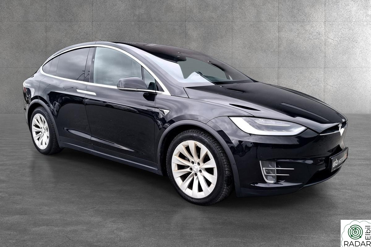 TESLA Model X 100D LONG RANGE 6-SETER EAP LUFT CCS SKINN NORSK BIL ++