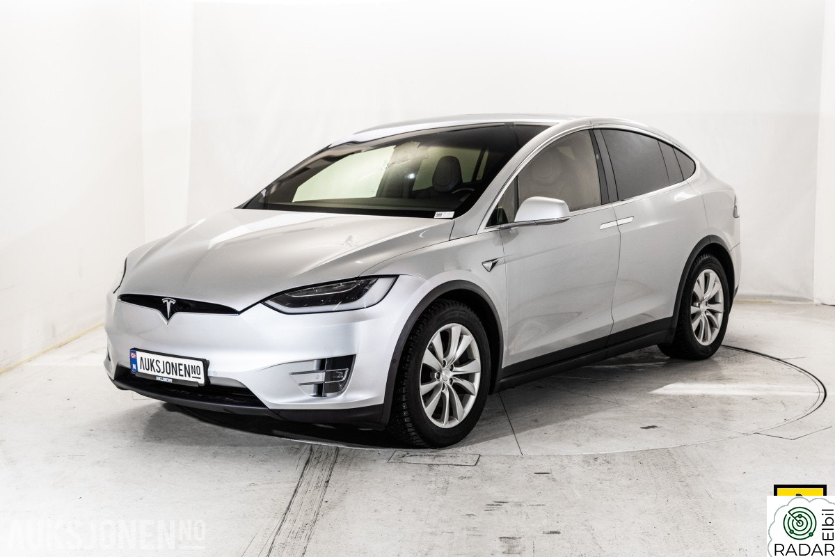 TESLA MOTORS Model X 90D 6-SETER HENGERFESTE PREMIUM INTERIØR VINTERPAKKE CC