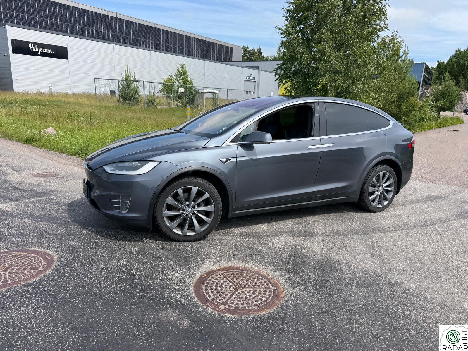TESLA MOTORS Model X 90D,7-SETER,SKINN,EU-OK 8-2027