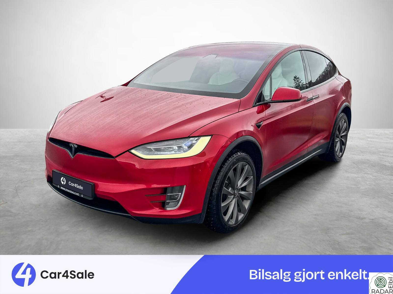 TESLA MOTORS Model X 100D 6-seter/ Skinn/ HIFI/ Vinter/ CCS/ AP/ Krok/ EU 27