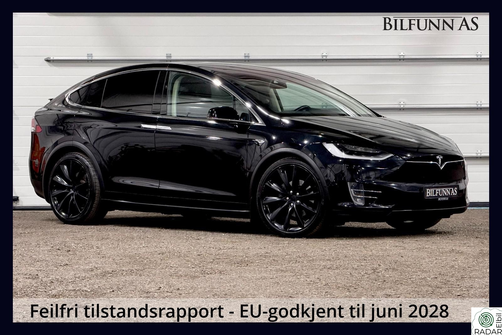 TESLA MOTORS Model X 100D 5.s, 22" sommer, CCS, Autopilot, Vinterpakke
