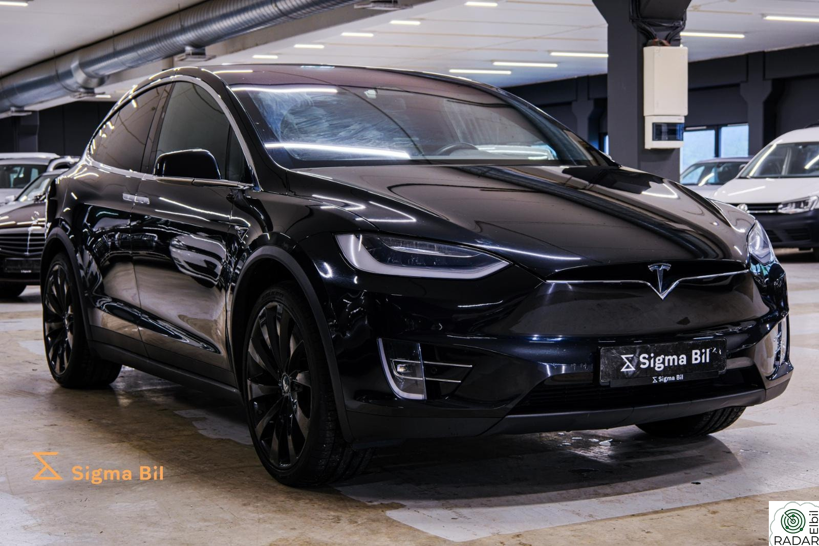 TESLA Model X 100D 525hk AWD Pano Luft Krok 1-eier Autopilot EU-09/26
