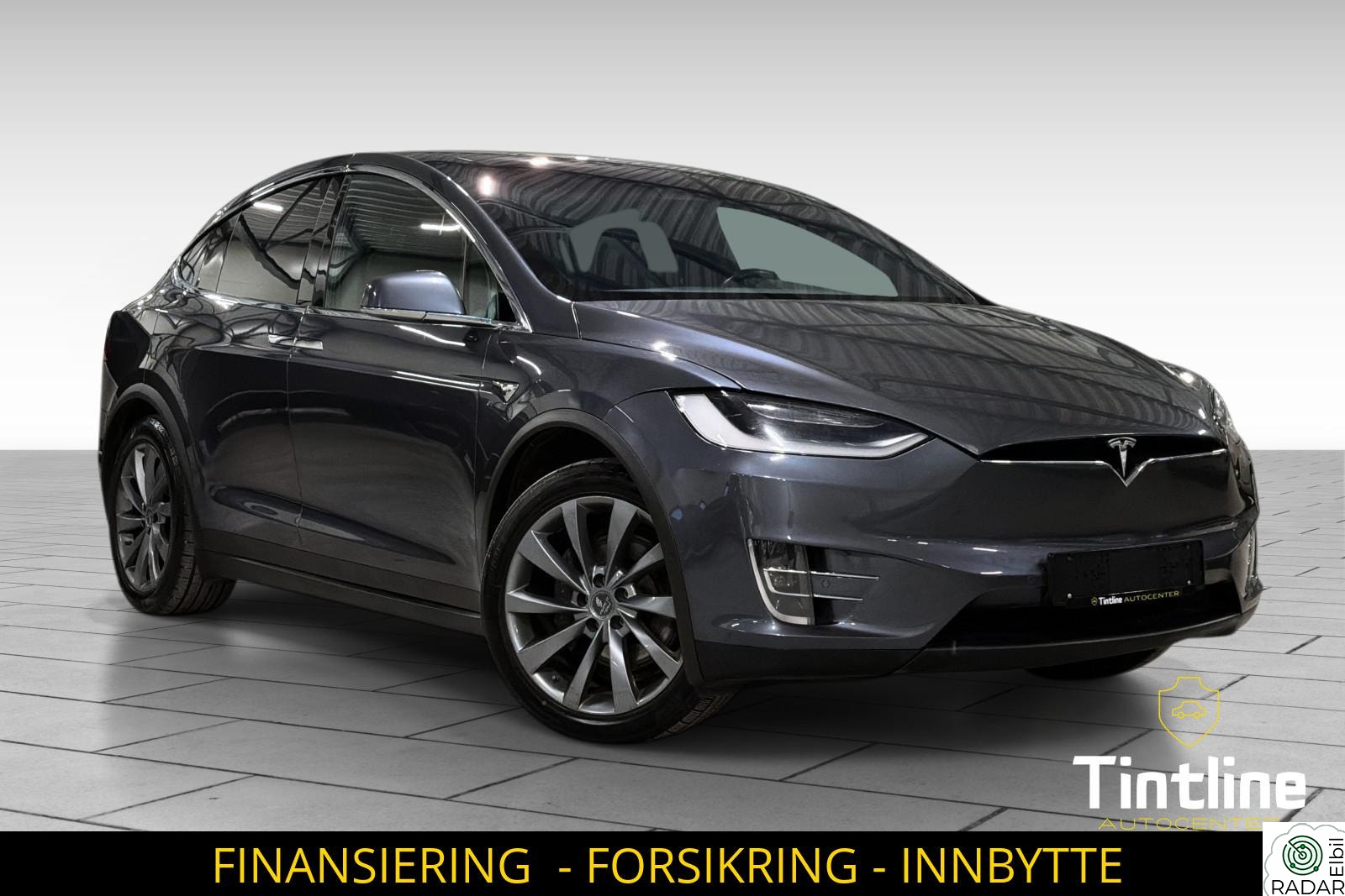 TESLA Model X 4x4 525HK 7-SETER l 1-EIER l SKINN l KROK l LUFT +