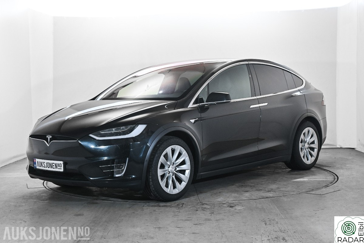 TESLA Model X 75D 6-SETER CCS HENGERFESTE VINTERPAKKE PREMIUM LYD