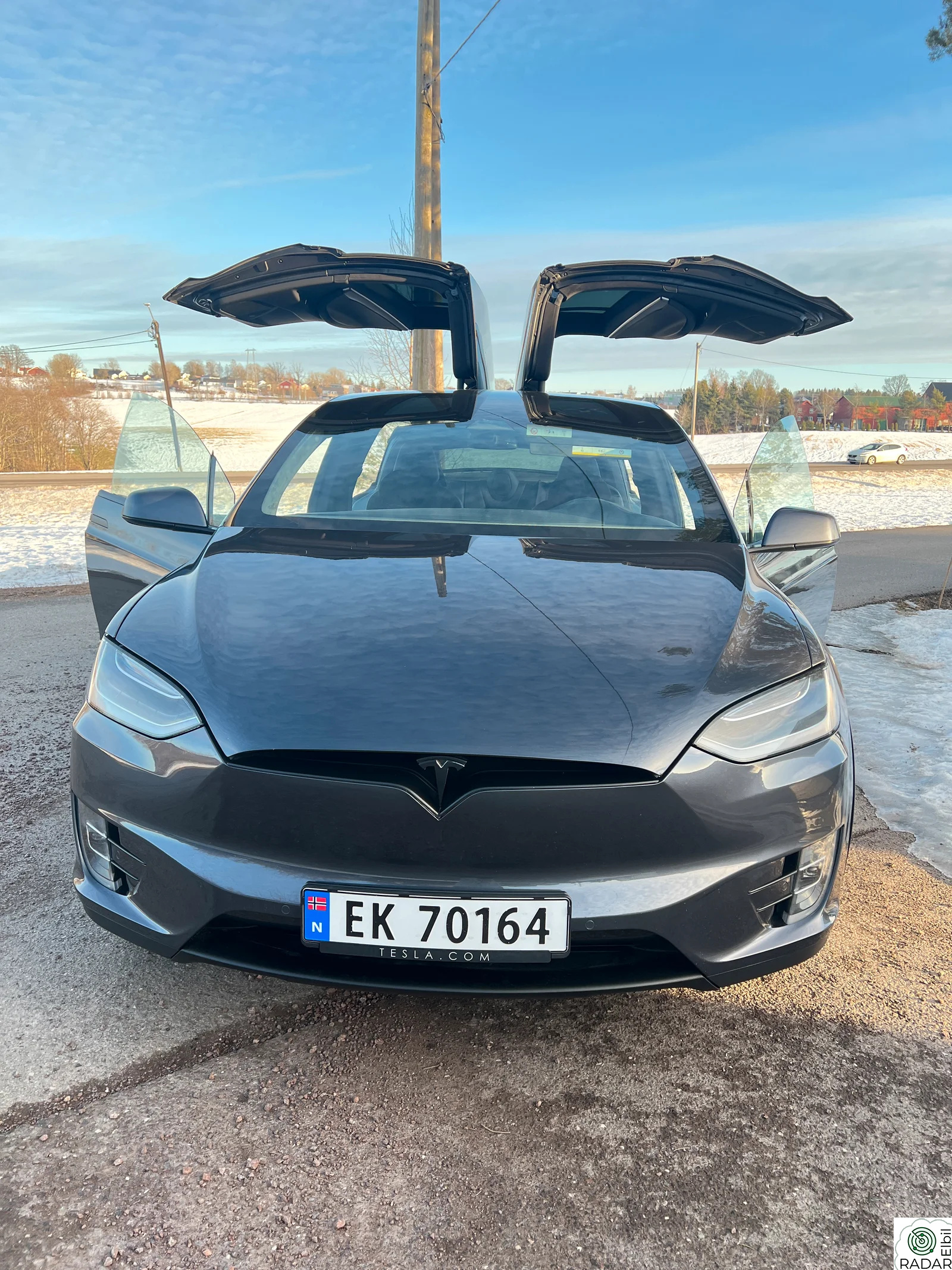 TESLA Model X Tesla Model X 75D/Skinn/5Seter/MCU2/Premium/Vinterpakke