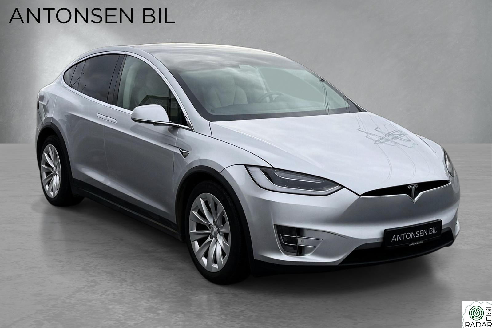 TESLA Model X 75D 5-seter/Luft/Skinn/H.feste/Acc/R.kamera