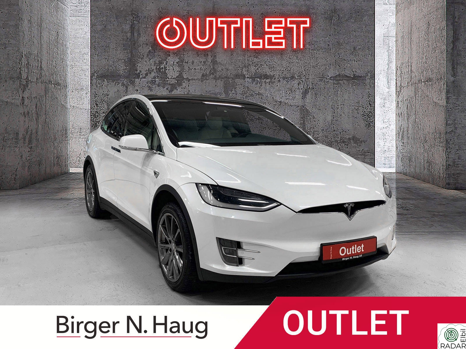 TESLA Model X 100D 4WD 6-s OUTLET/565KM/KROK/SOMMER/VINTER/LUFT+++
