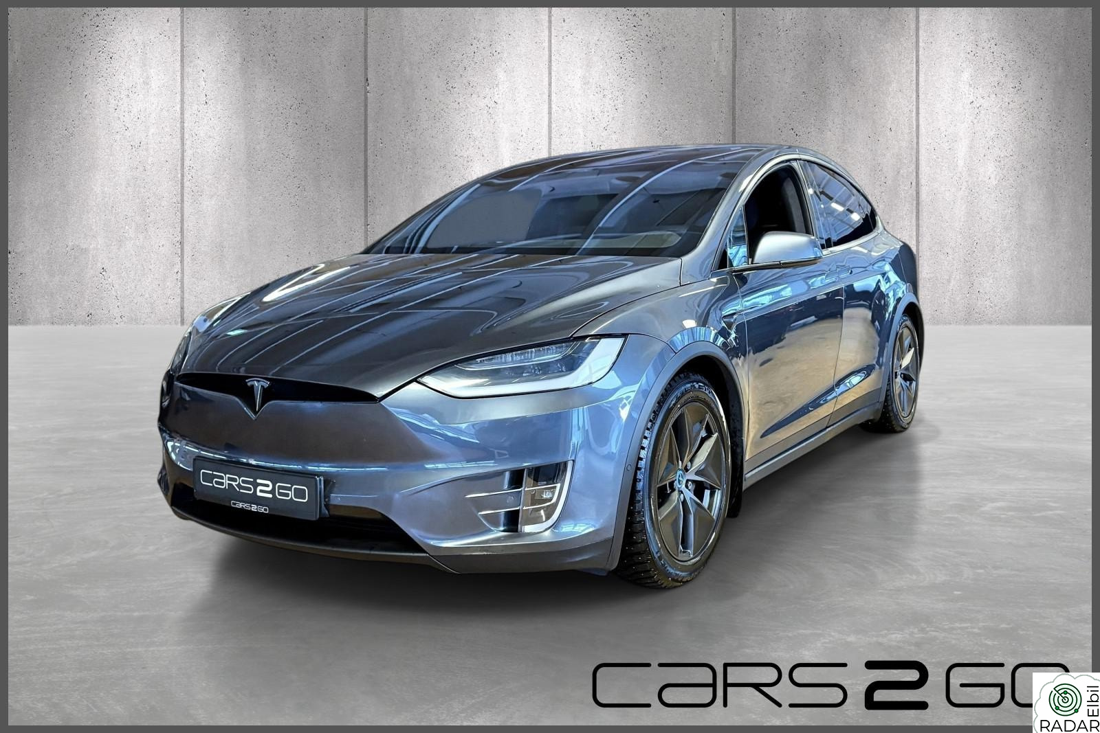 TESLA Model X Long Range, Raven, 7-seter,