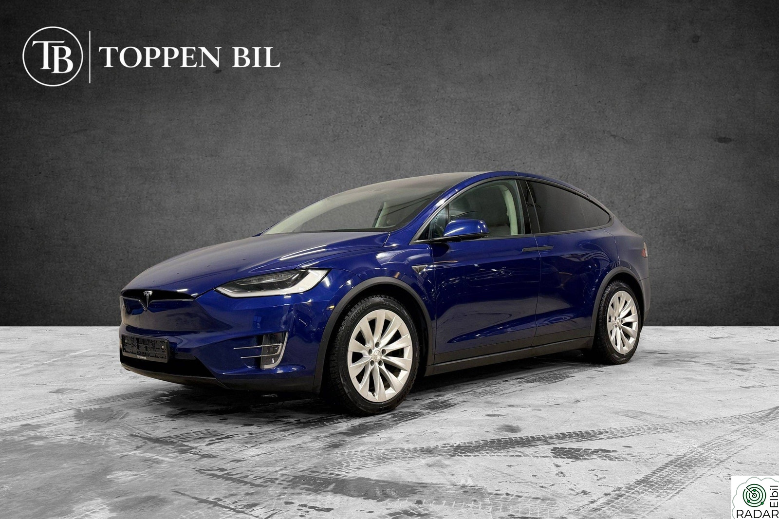 TESLA MOTORS Model X 90D | 7-seter  | Pano | H.feste | Delskinn |