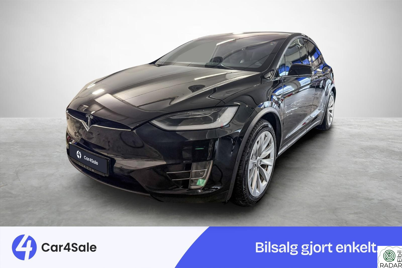 TESLA MOTORS Model X 90D 6-seter / Skinn / Krok / CCS / AP / Vinter / HIFI++
