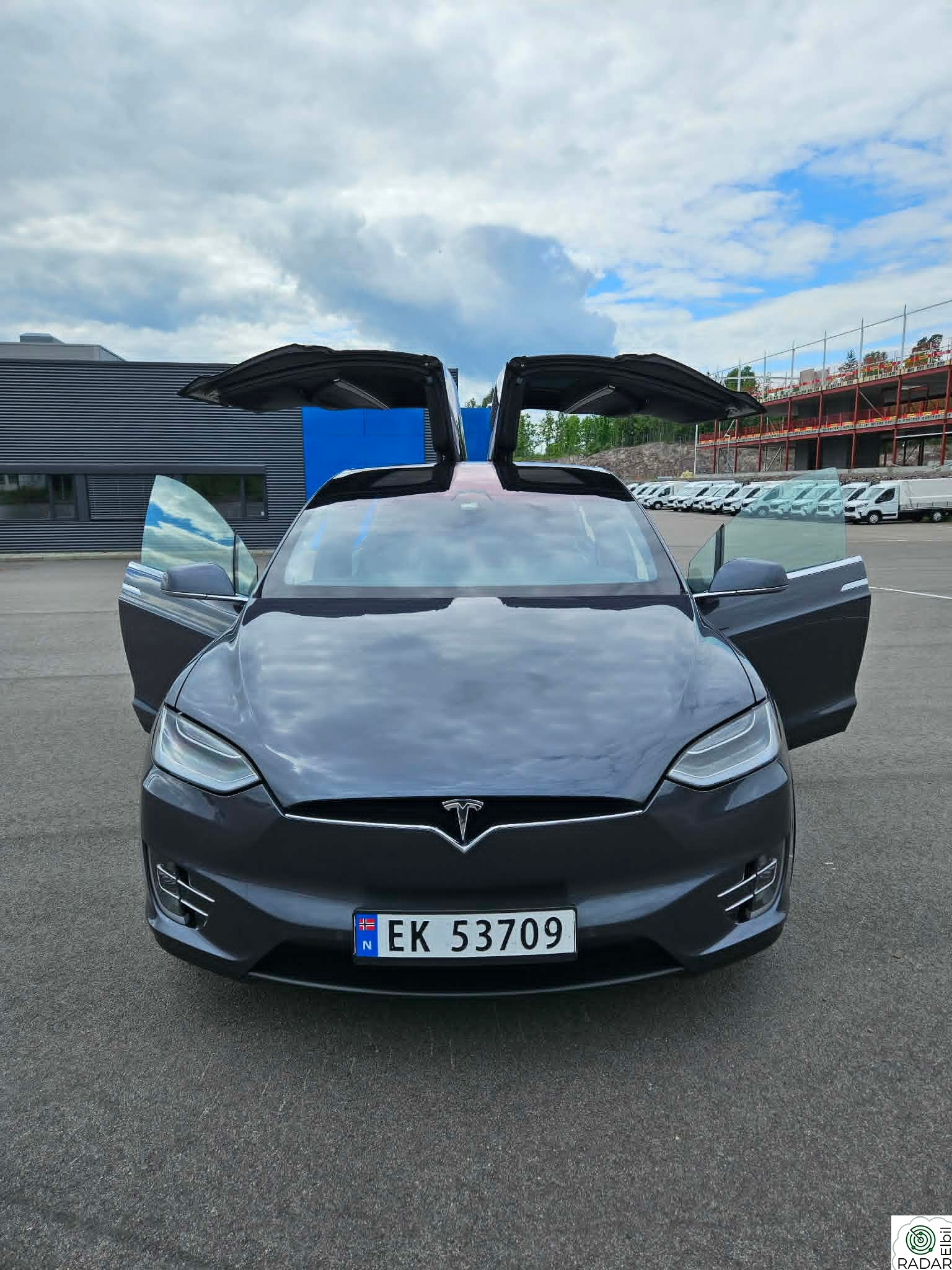 TESLA MOTORS Model X 90D 4WD 6-s autopilot, lav km,  eu ok, gode Dekk s/v