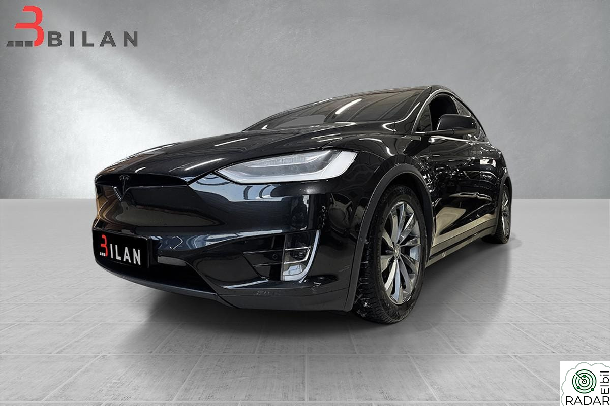 TESLA MOTORS Model X 75D 525HK 4WD CCS/ ACC/ 6-Seter/ Premium/ Hengerfeste+