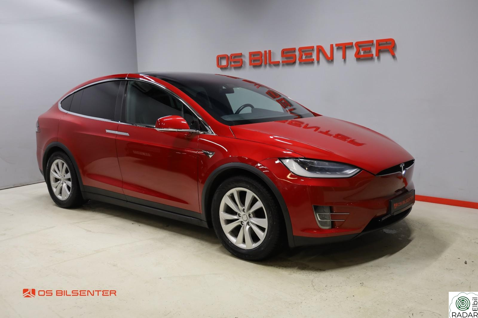 TESLA Model X 75D AWD 1 Eier, Panorama, Delskinn, Kamera, ACC ++