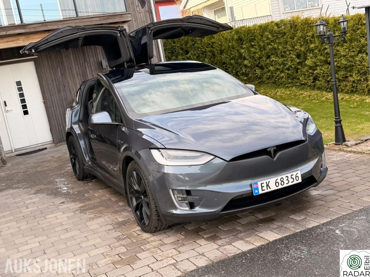 TESLA Model X 100D Long Range autopilot premium interiør eu ok 02.202