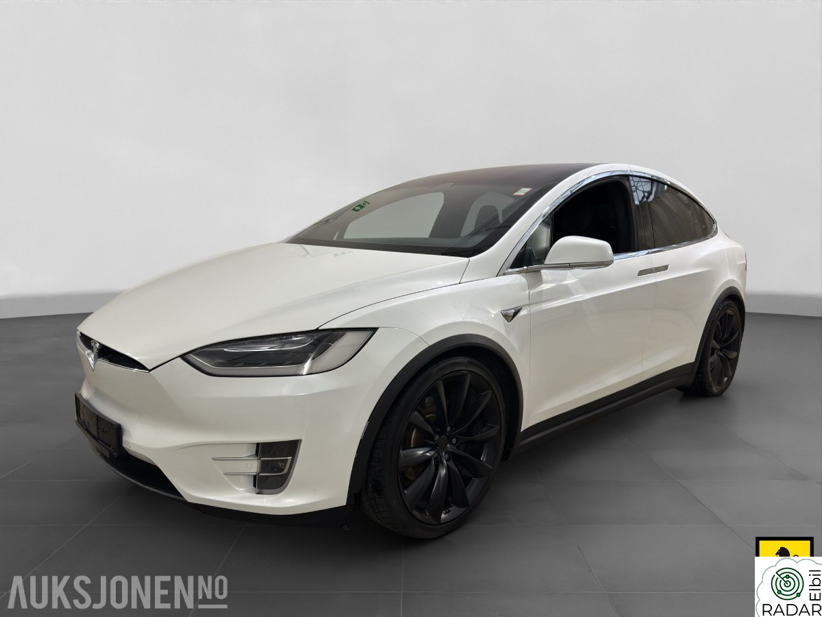 TESLA Model X 75D AWD HENGERFESTE PANORAMA LAD NAVI NEXTGEN SKINN