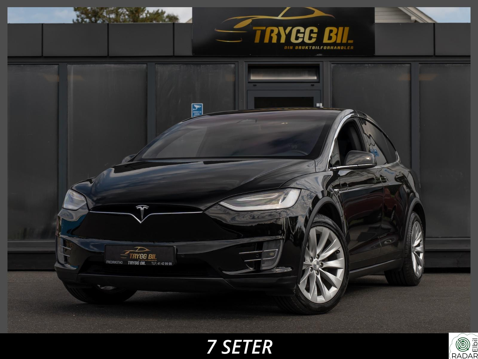 TESLA Model X 75D 525HK/EU-OK/ACC/1-EIER/SE TEKST++