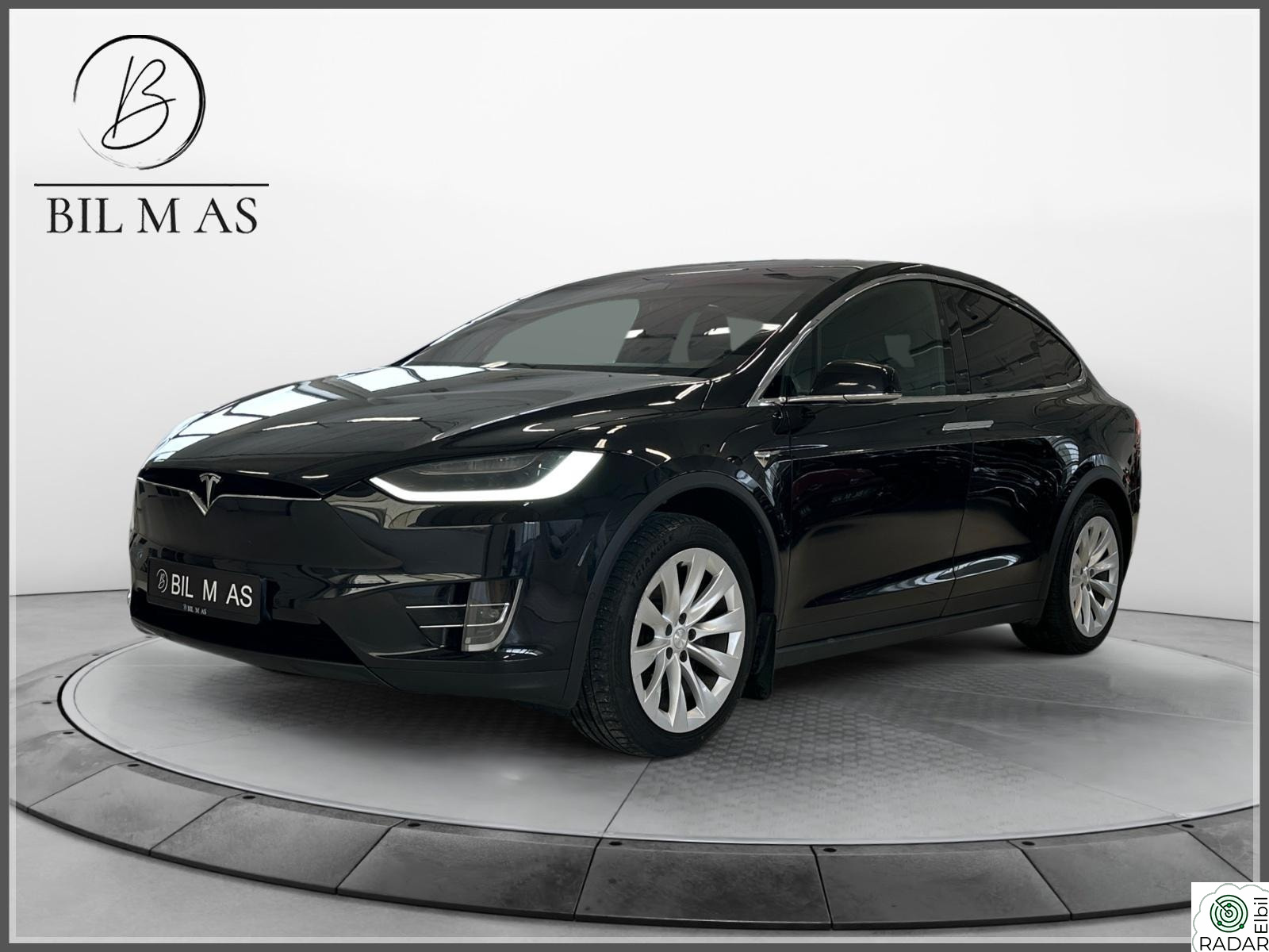 TESLA Model X 75D AWD 7-Seter Delskinn Luftfjæring H.Feste