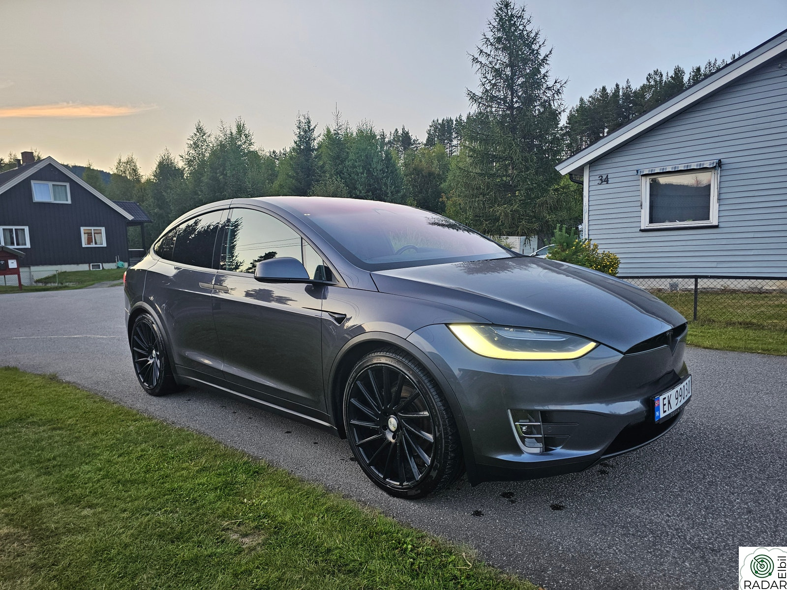 TESLA Model X 100D 4WD 5-s LEVERES EU-GODKJENT?